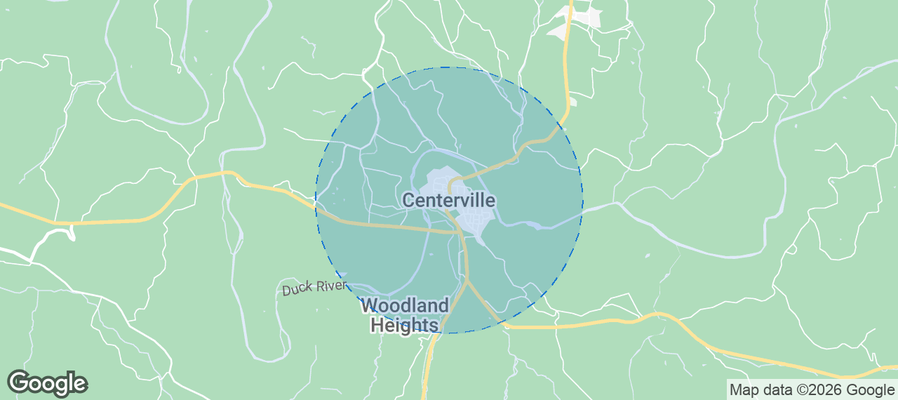 Centerville Airbnb map